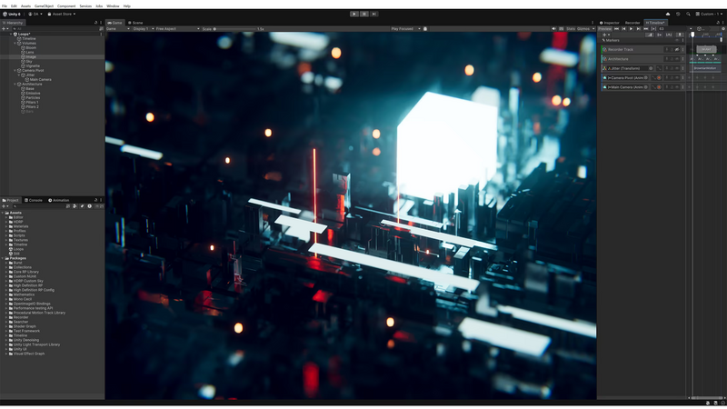 Интерфейс редактора Unity 6