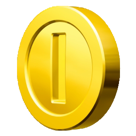 Золотая монета прозрачное изображение