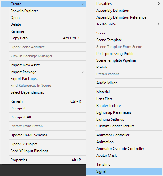 Unity создает сигнал временной шкалы